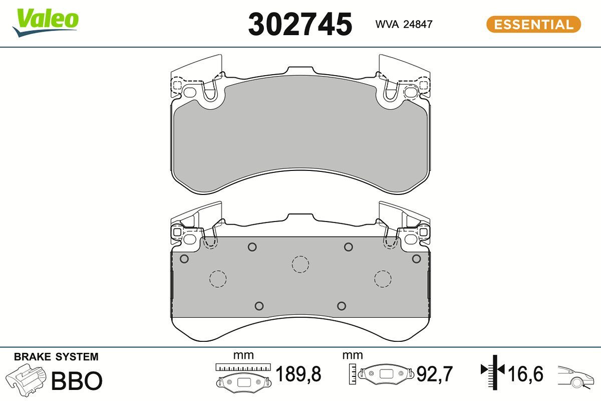 BRAKE PADS FIRST AUDI A6 C7 FR
